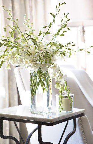 Botanical Leaf Candle- Postcard from Paris Home