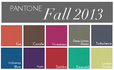 Fall 2013 Colors- Linda McDougald Design | Postcard from Paris